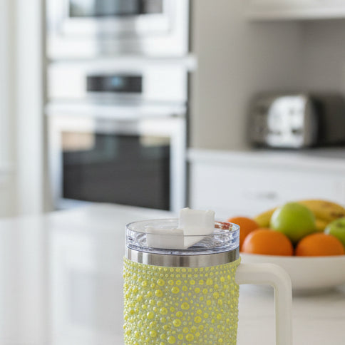 Yellow Stones Theme Tumbler