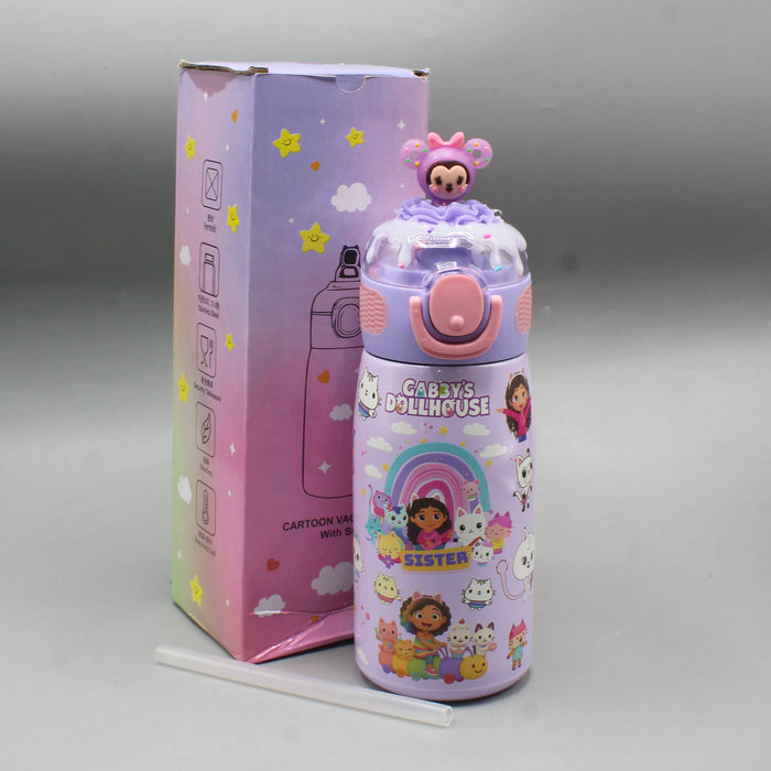 Gabby`s Doll House Theme Water Bottle