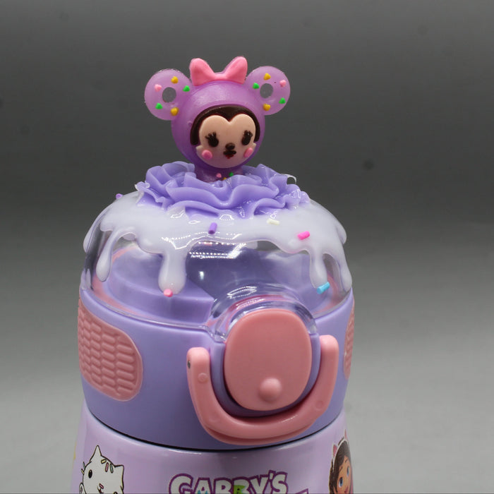 Gabby`s Doll House Theme Water Bottle