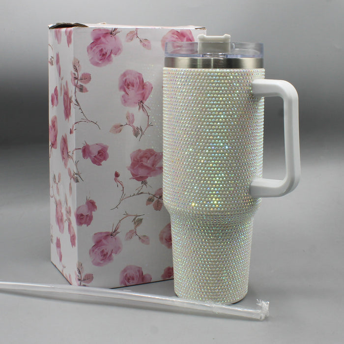 White Stones Theme Fancy Tumbler