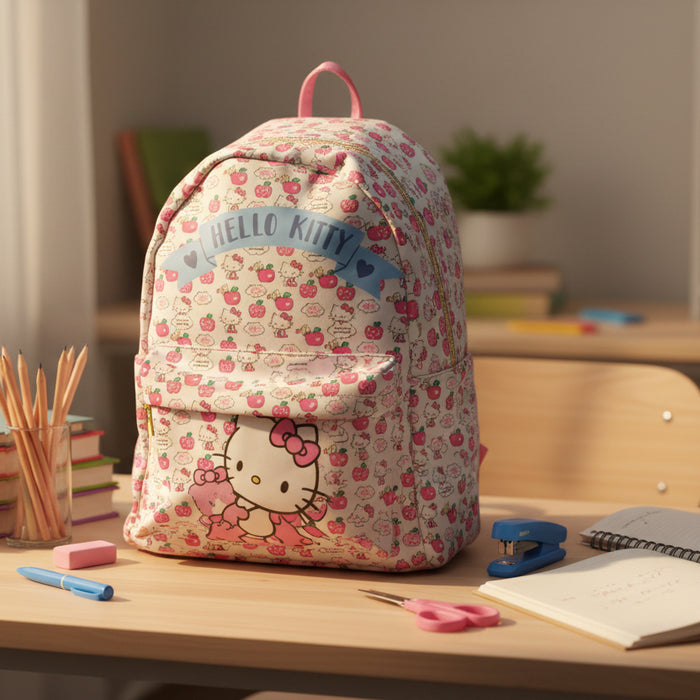 Hello Kitty Strawberry Theme School Bag