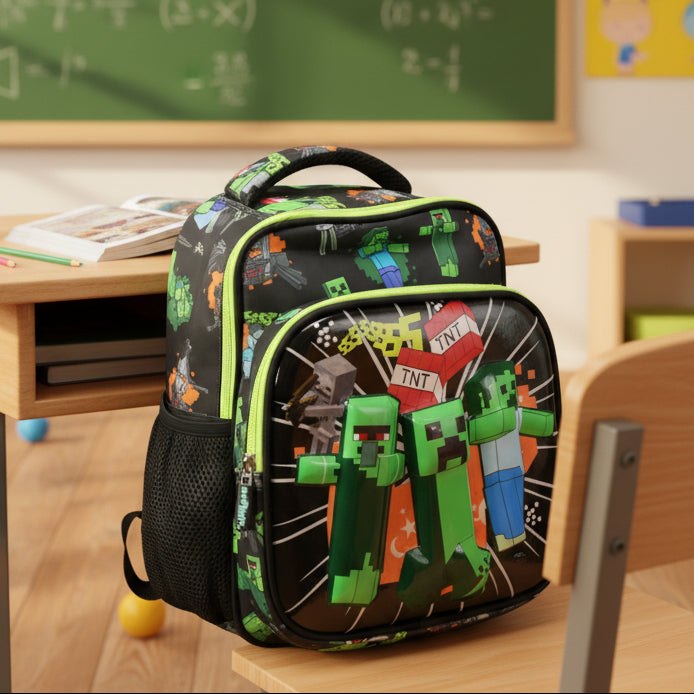 Minicraft School Bag For Kids