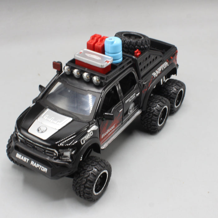 Diecast 6x6 Ford F-150 Beast Raptor Spray Truck