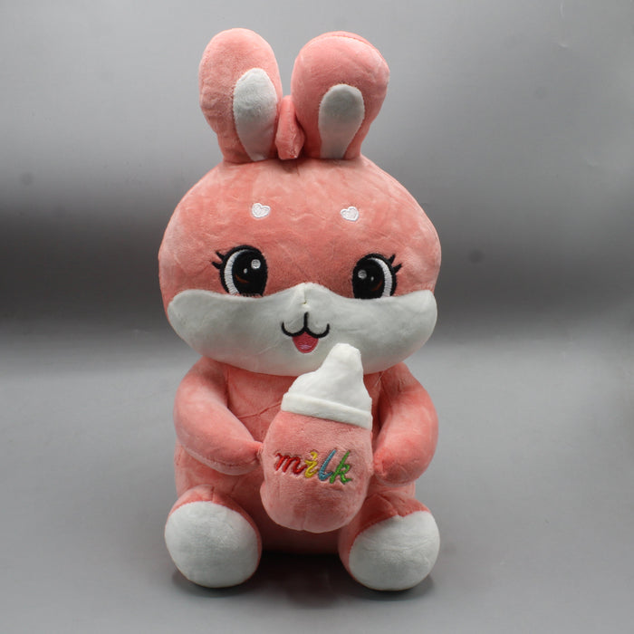 Sweet Rabbit Plush Toy with Feeder
