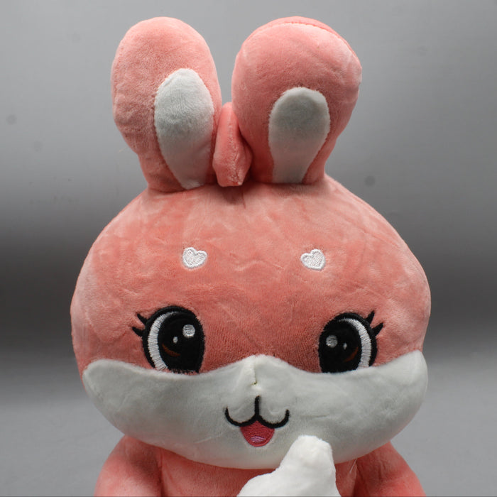 Sweet Rabbit Plush Toy with Feeder