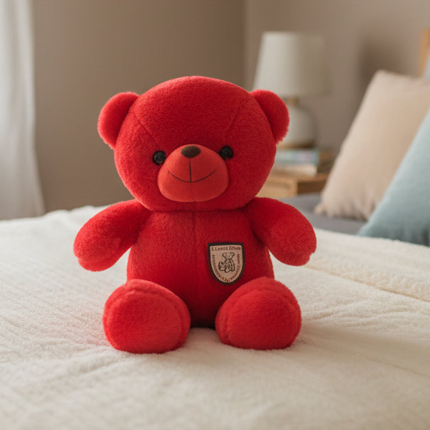 Cute Red Teddy Bear Soft Toy