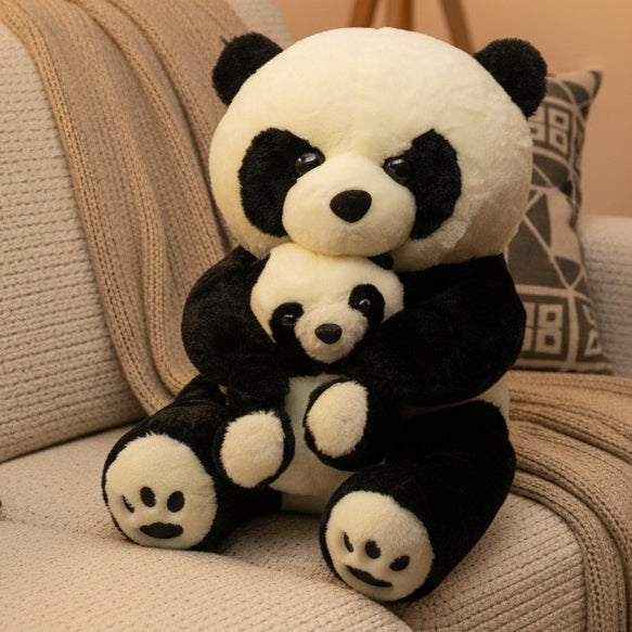 Mother Panda & Baby Plush Toy