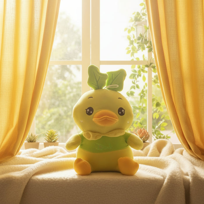 Leaf Shape Cartoon Duck Plush Toy