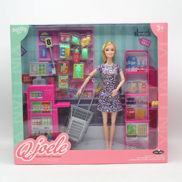 Super Market Accessories with Doll