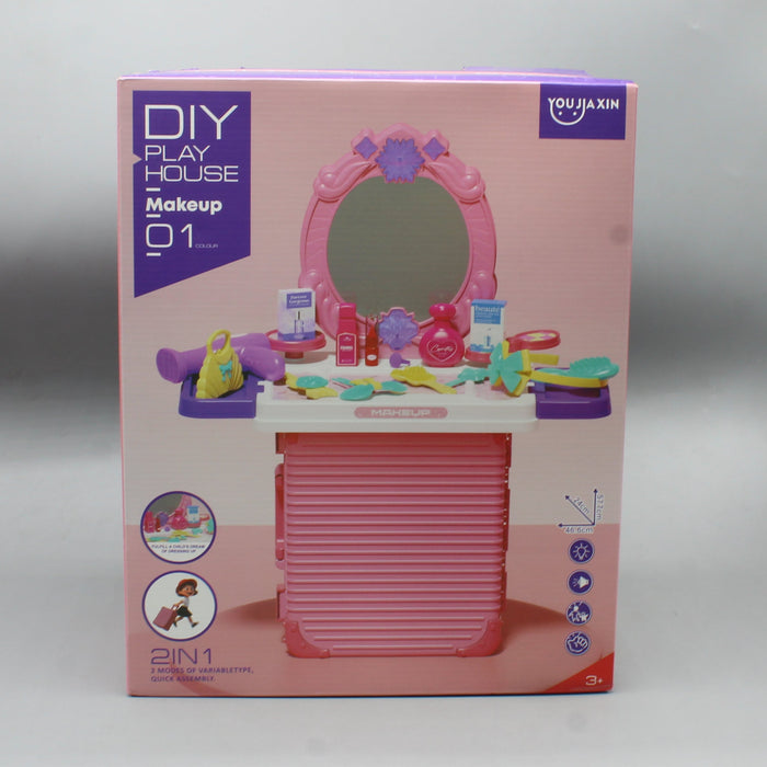 DIY Makeup Play House Trolley