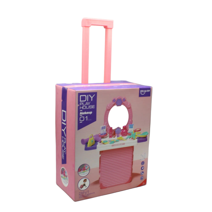 DIY Makeup Play House Trolley
