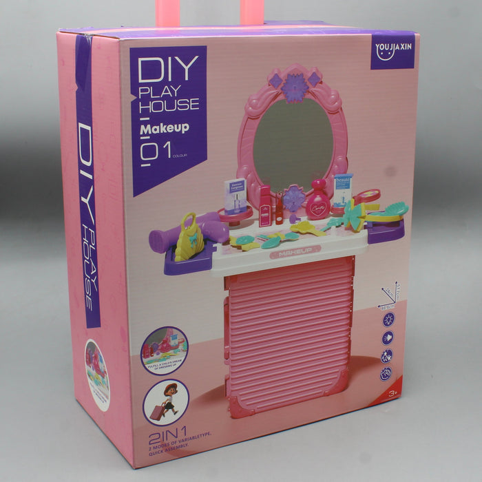 DIY Makeup Play House Trolley