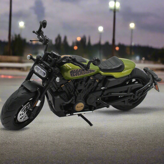 Diecast Halei Sporter Motorcycle with Light & Sound