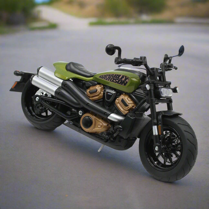 Diecast Halei Sporter Motorcycle with Light & Sound