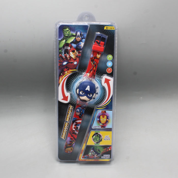 Captain America Digital Wrist Watch