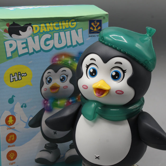 Dancing Penguin Doll With Light Music