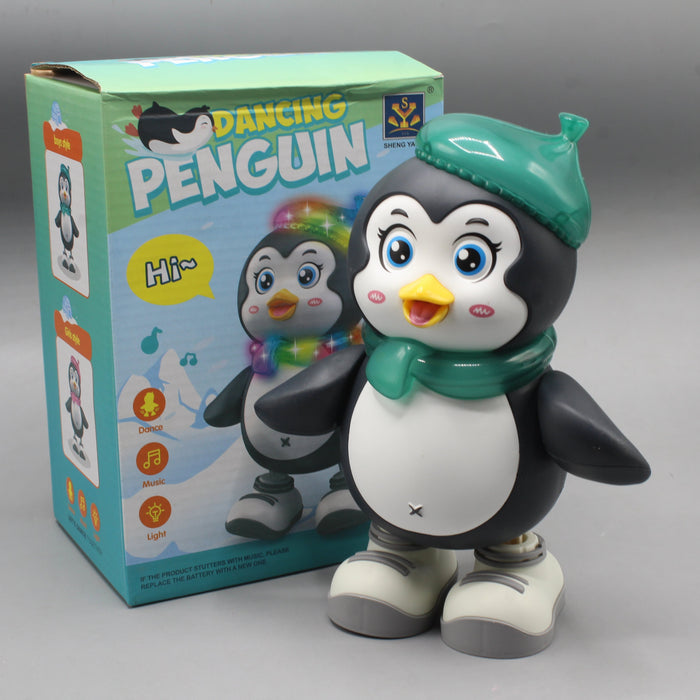 Dancing Penguin Doll With Light Music