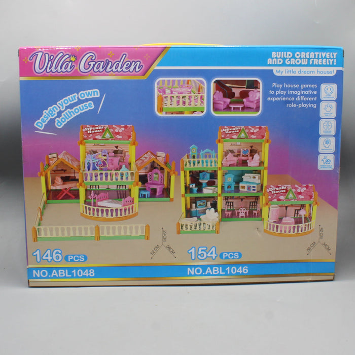 Villa Garden 134 Pieces Doll House