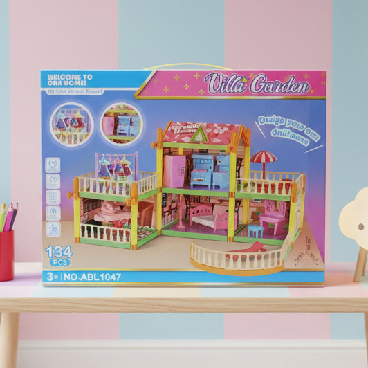 Villa Garden 134 Pieces Doll House