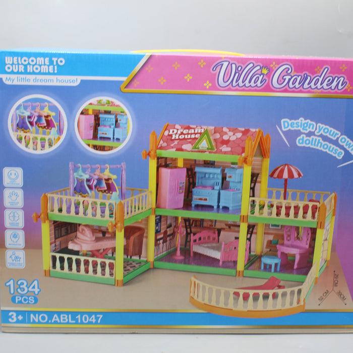 Villa Garden 134 Pieces Doll House