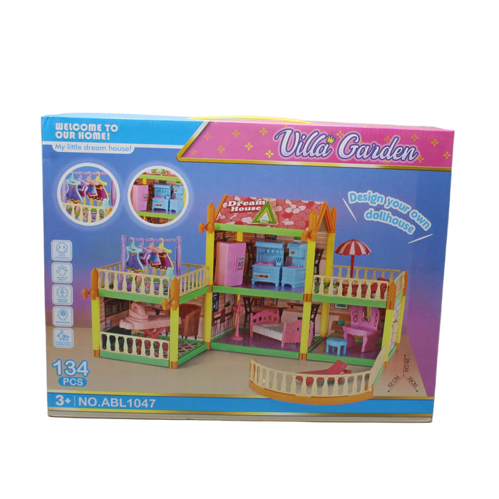 Villa Garden 134 Pieces Doll House