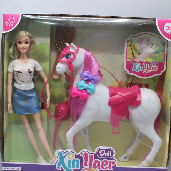 Kin Yaer Doll with Riding Horse
