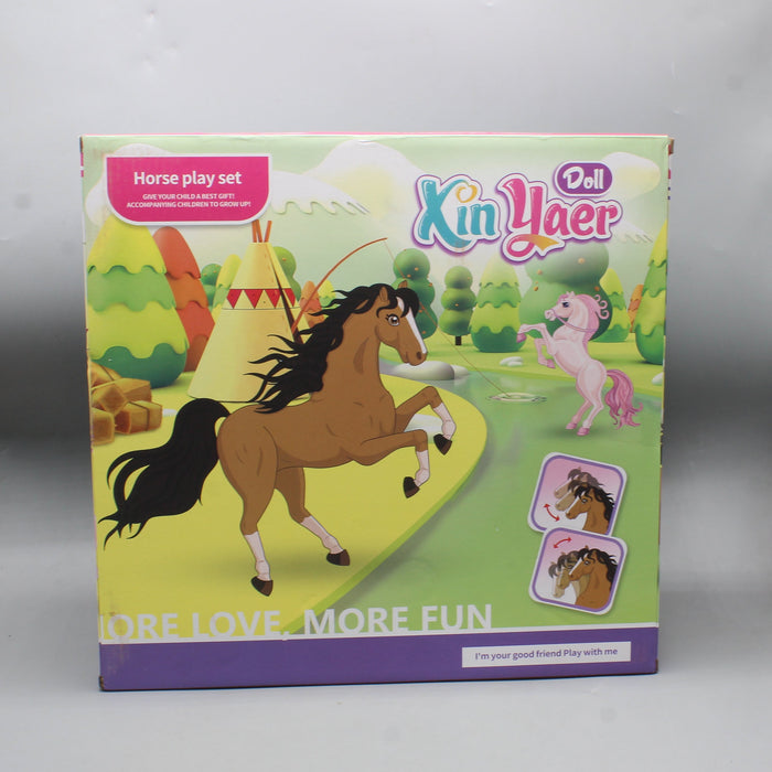 Kin Yaer Doll with Riding Horse
