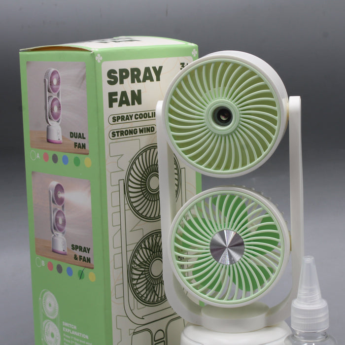 Rechargeable Head Cooling Spray Fan