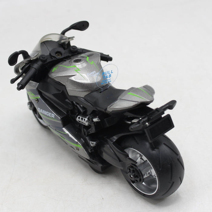 Die-Cast Metal Body Heavy Bike Assorted Colors