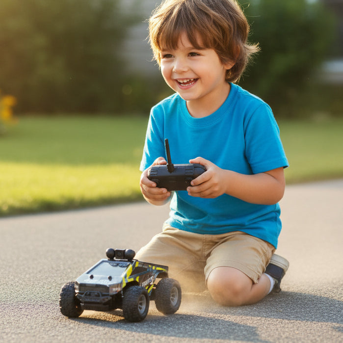 Remote Control Camera Car with Lights