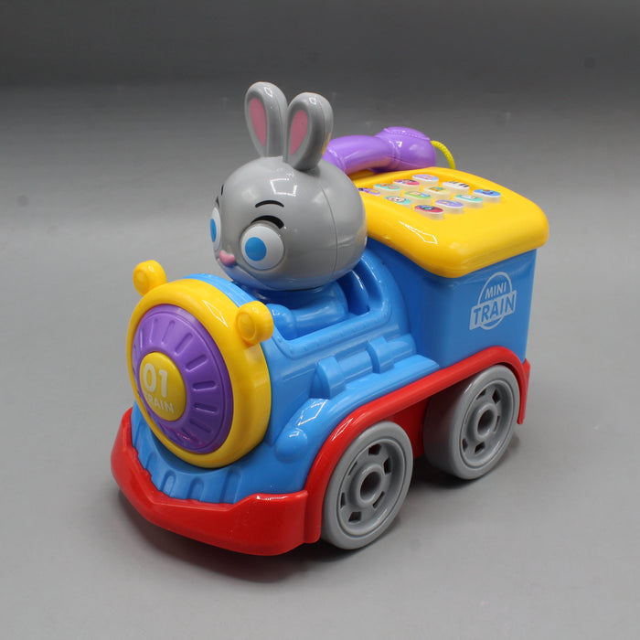 2-in-1 Musical Train Telephone with Lights