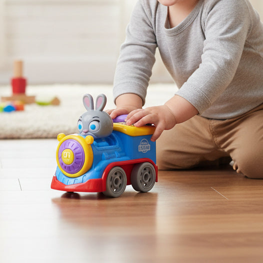2-in-1 Musical Train Telephone with Lights