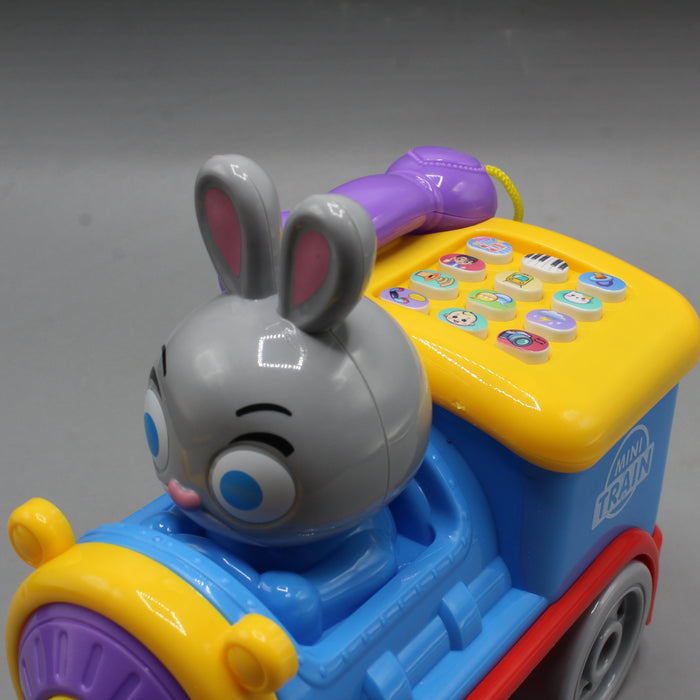 2-in-1 Musical Train Telephone with Lights