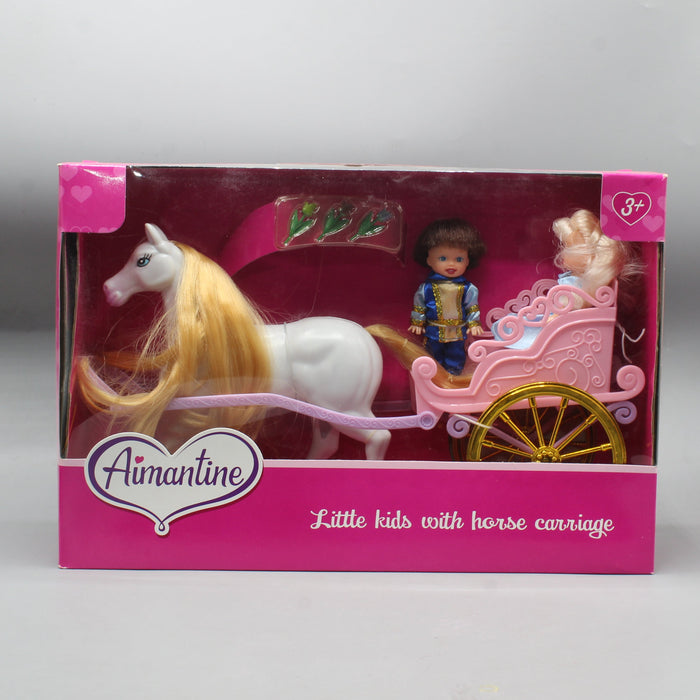 Horse Trolley with Doll