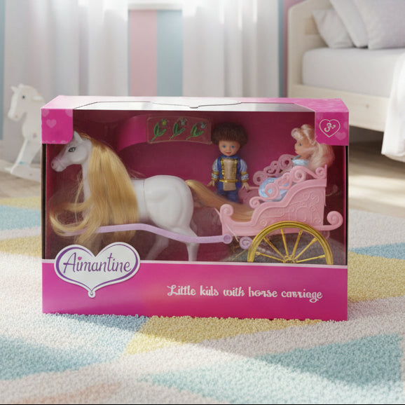 Horse Trolley with Doll