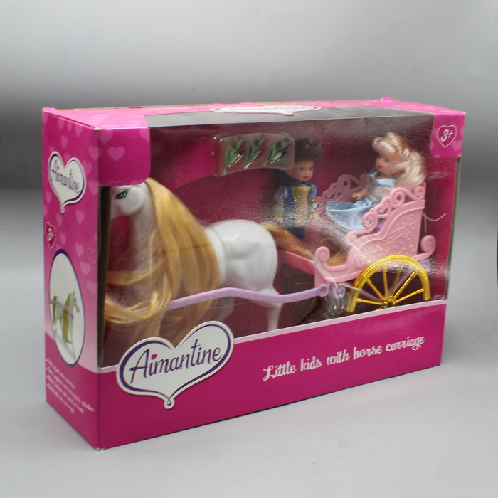Horse Trolley with Doll