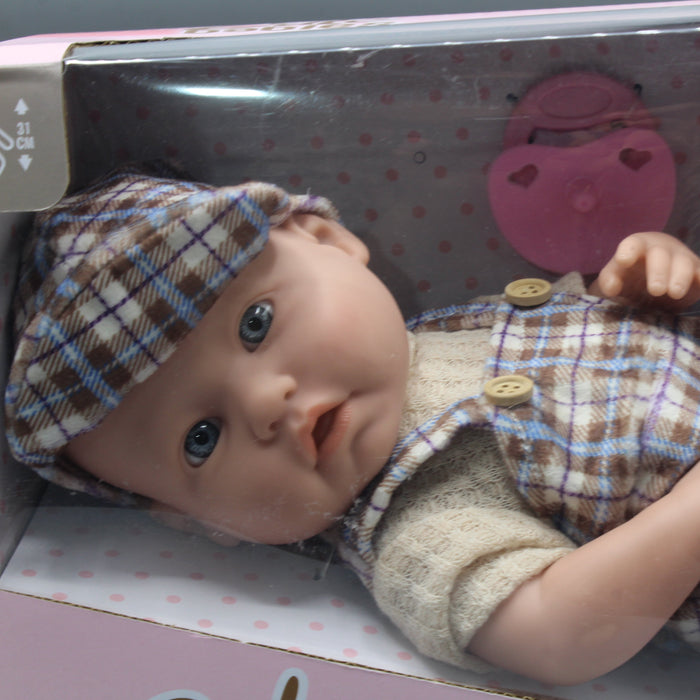 Cute Baby with Feeding Accessory