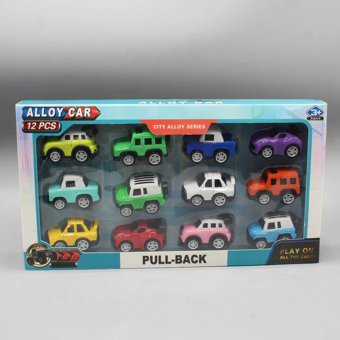 Diecast Mini Vehicle Pack of 12
