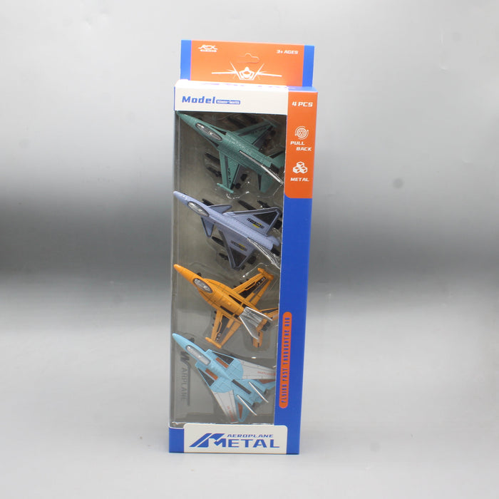 Diecast Warplane Aeroplane Pack of 4
