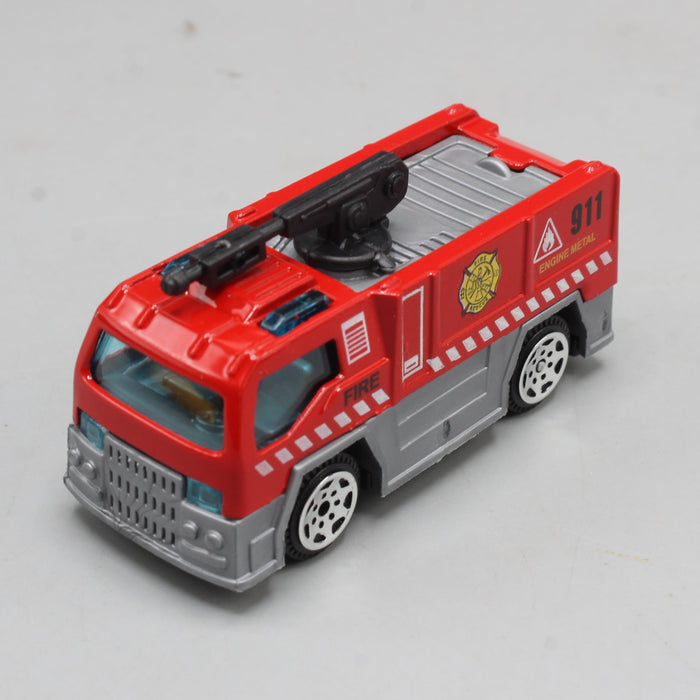 Diecast Fire Brigade Car Pack of 6