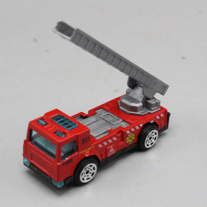 Diecast Fire Brigade Car Pack of 6