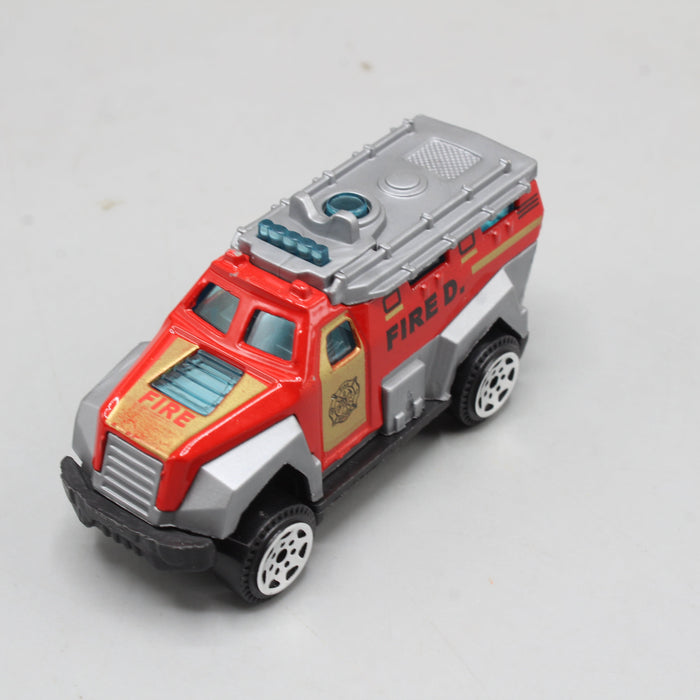 Diecast Fire Brigade Car Pack of 6