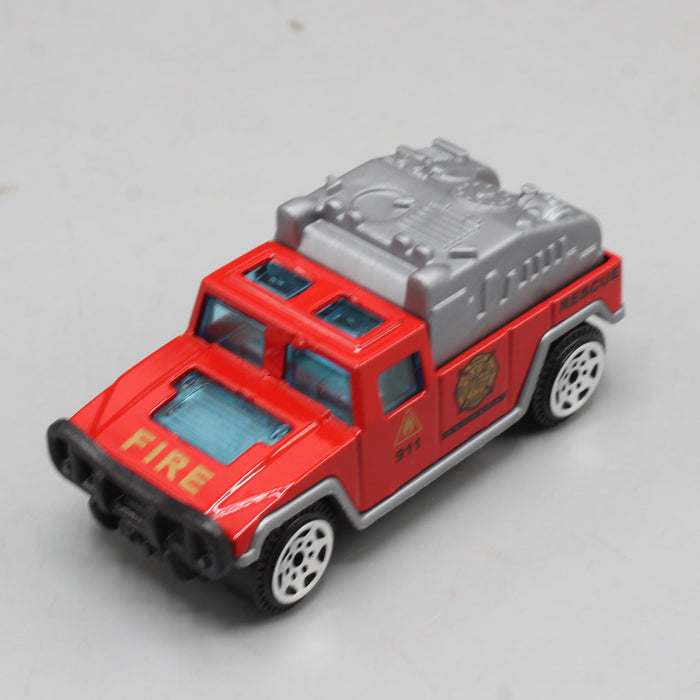 Diecast Fire Brigade Car Pack of 6