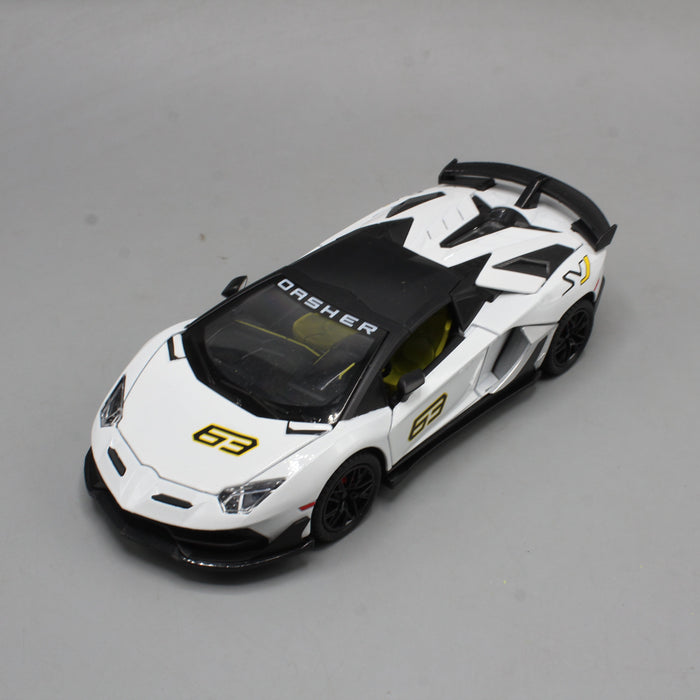 Diecast Lamborghini Aventador SVJ 63 Car