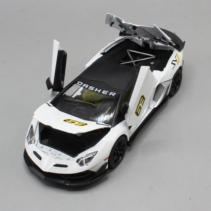 Diecast Lamborghini Aventador SVJ 63 Car