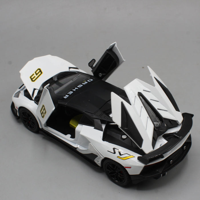 Diecast Lamborghini Aventador SVJ 63 Car