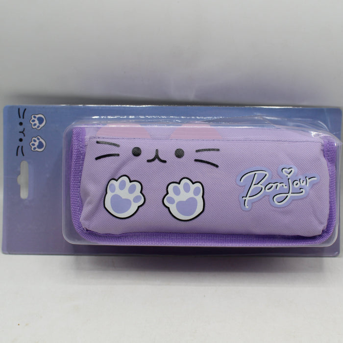 Cute Kitty Punch Pencil Pouch