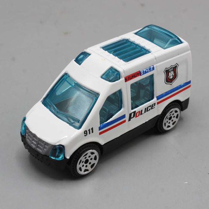 Diecast Police Car Pack of 6