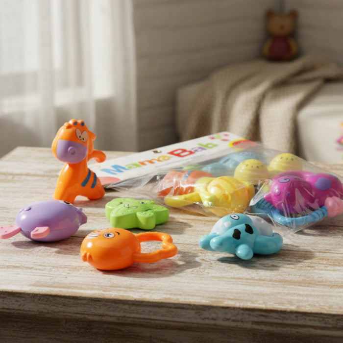 Amazing Animal Theme Baby Rattles