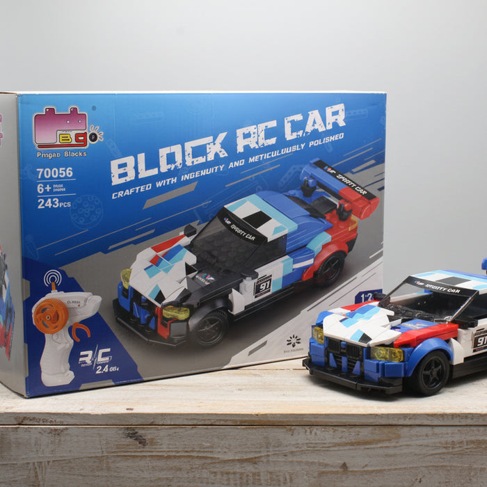 RC Sporty Car Brick Blocks 243 Pieces